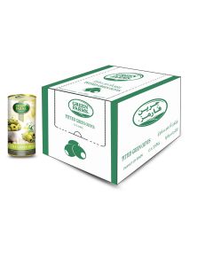GF. SLICED GREEN OLIVES GLASS 12X235G   