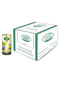 GF. WHOLE GREEN OLIVES TINS 12X350G     